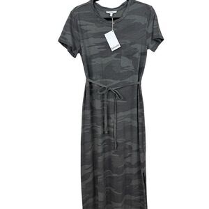 Splendid Evie Camo T-Shirt Dress - Size Medium